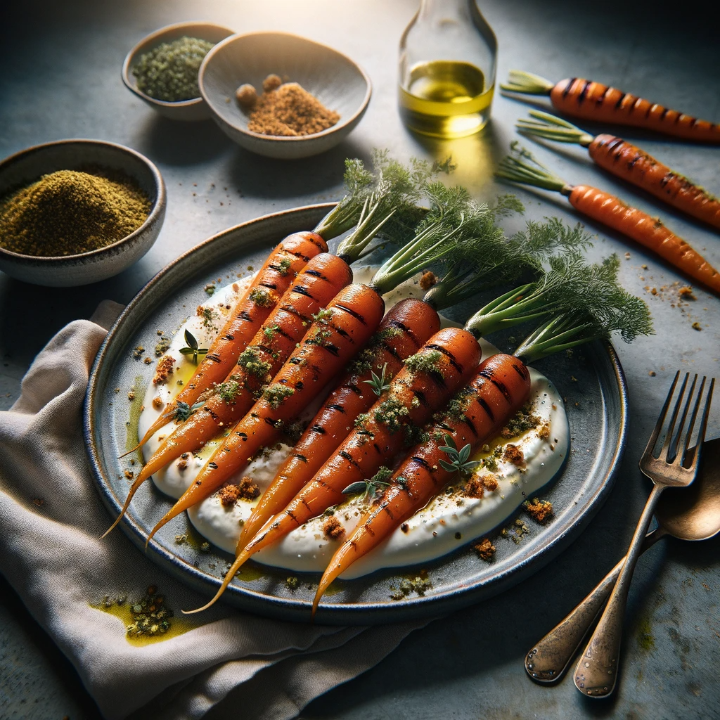 Grilled Carrots With Labneh and Dukkah: A Culinary Gem in Neom City